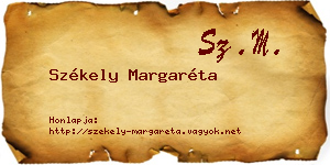 Székely Margaréta névjegykártya